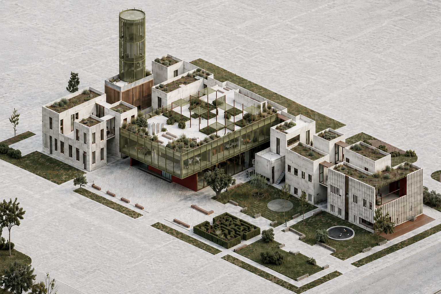 Cultural Center, Nursery and Kindergarten in Bari