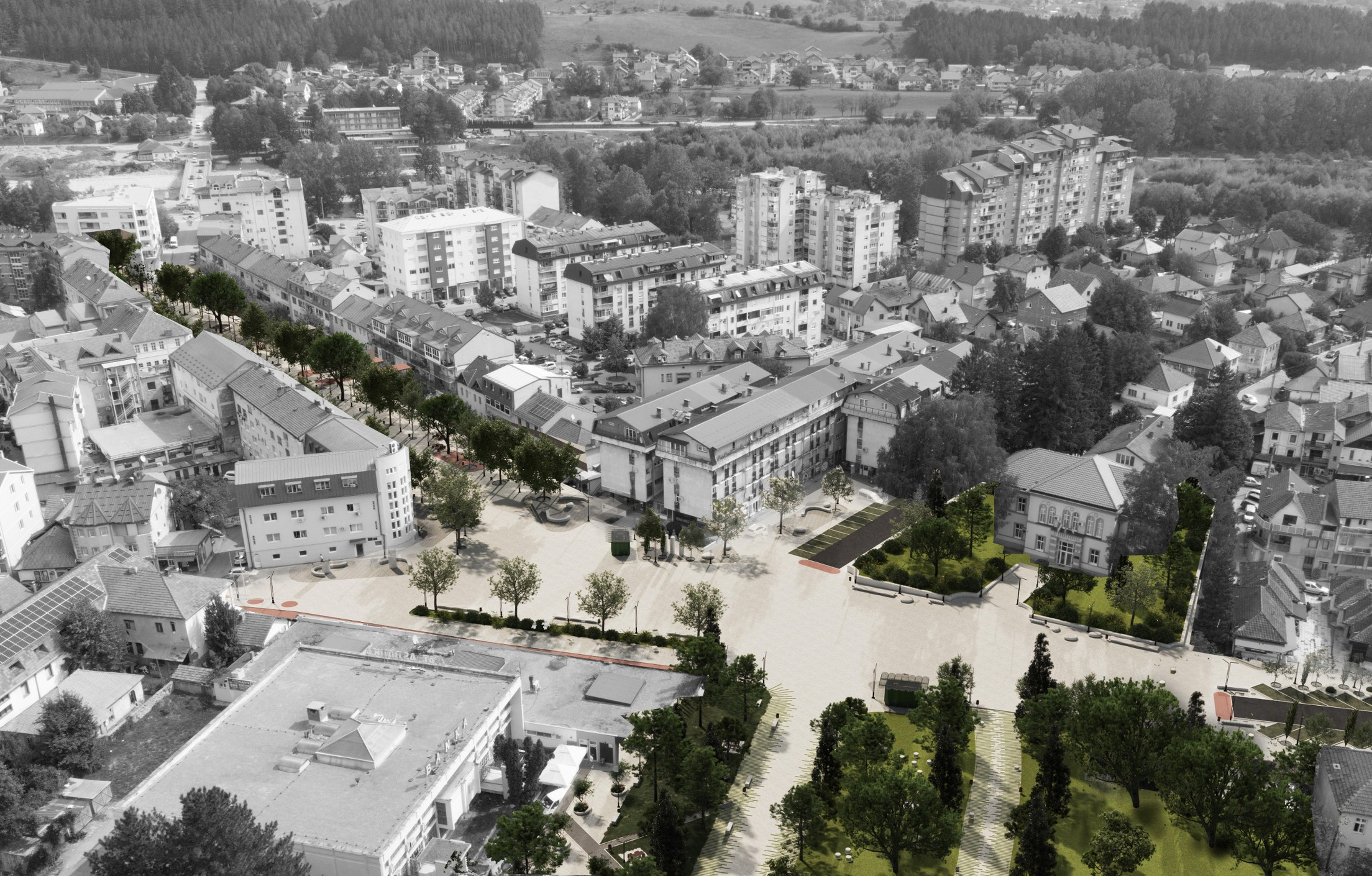 Urban Regeneration of 21 July Square