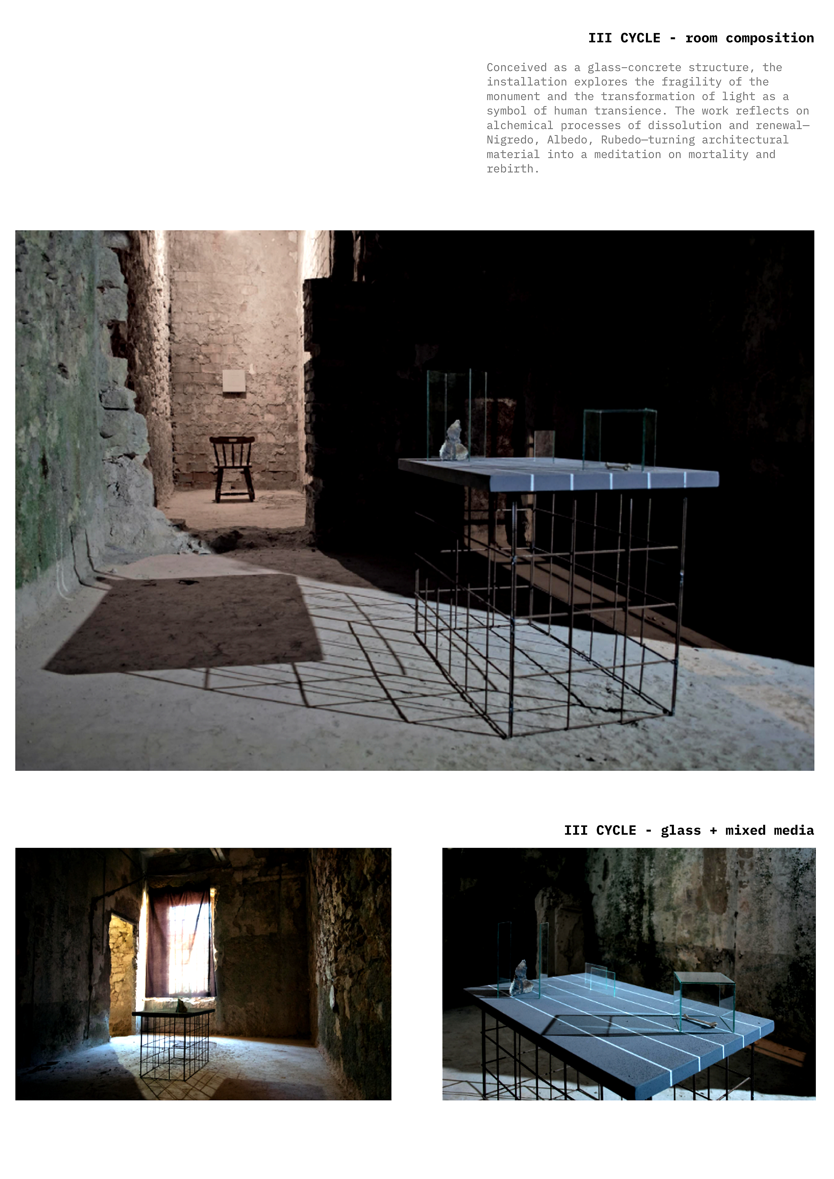 Obelisk is Dead — spatial installation